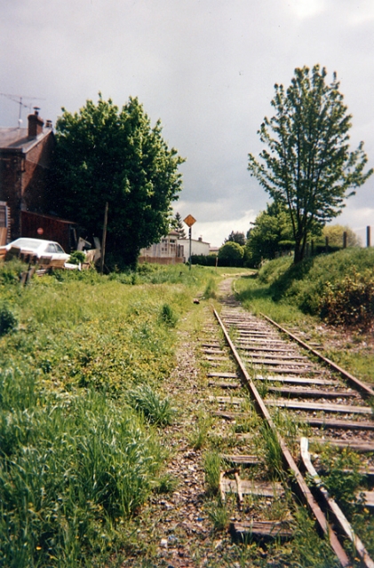 St-Quentin SNCF - Rocourt  1995
A proximité du PN de Rocourt
Near the Rocourt level crossing 

