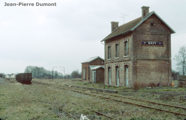 Ligne St-Quentin - Ham, Savy, 1977
