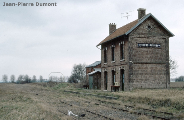 Ligne St-Quentin - Ham, Villers-Aubigny, 1977
