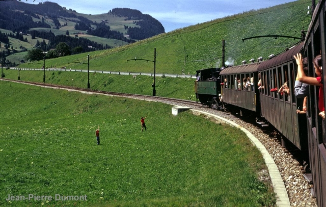 1973 -train vapeur sur le MOB
